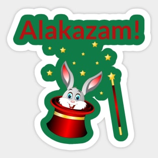 Alakazam Magic Bunny Top Hat Sticker